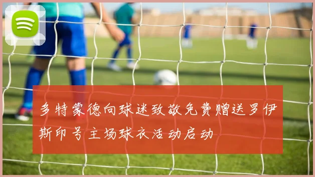 多特蒙德向球迷致敬免费赠送罗伊斯印号主场球衣活动启动